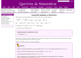 Equació general de la recta | Recurso educativo 759887