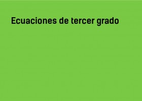 Ecuación de tercer grado | Recurso educativo 767953