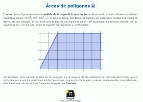 Áreas de polígonos | Recurso educativo 772327