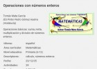 Operaciones con números enteros | Recurso educativo 775866