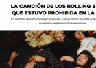 La cançó dels Rolling Stones que va estar prohibida a la ràdio | Recurso educativo 785705